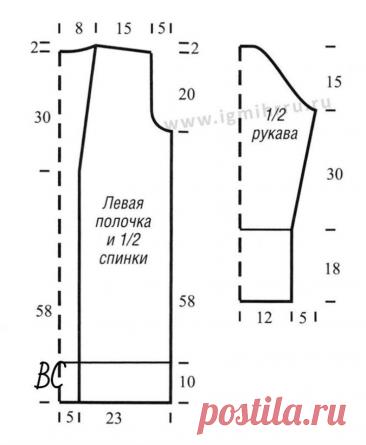 Cardigan with beautiful weaves from braids