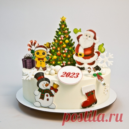 Торт на новый год