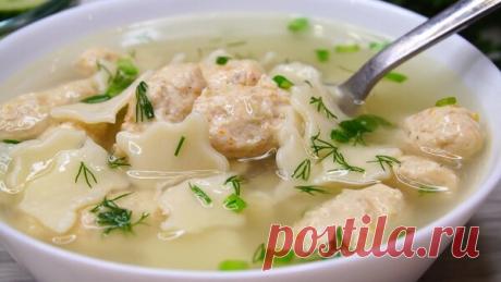 Суп с мясными клецками | Готовим с Калниной Натальей | Яндекс Дзен