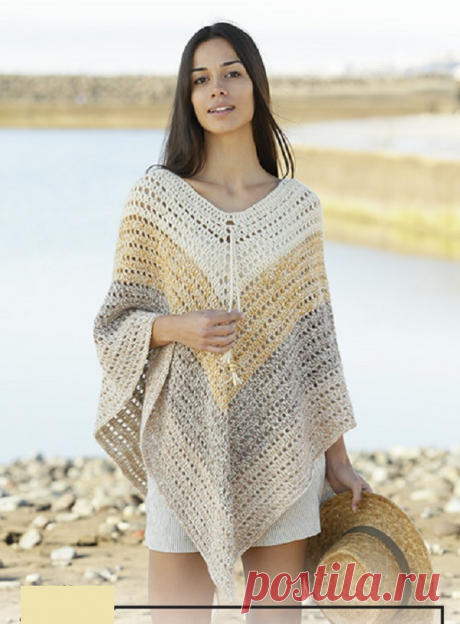 Handmade poncho crochet
