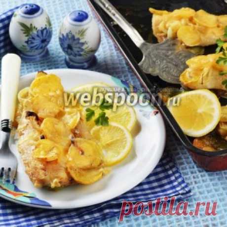 Хек с картошкой в духовке