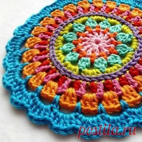 Мандала крючком