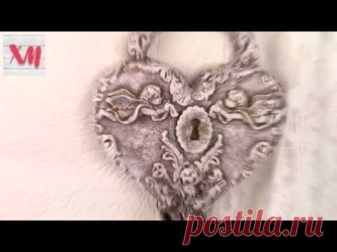 Ключница "Сердце" С НУЛЯ/ DIY key hanger. ХоббиМаркет - YouTube