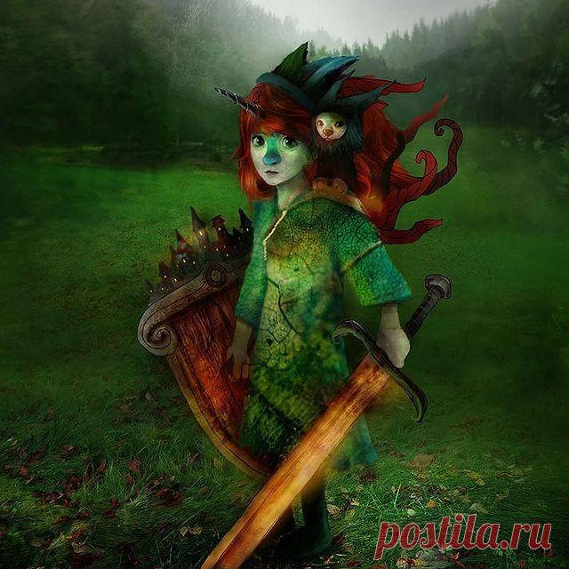 'The knight'
#alexanderjansson #illustration #fantasy #portrait