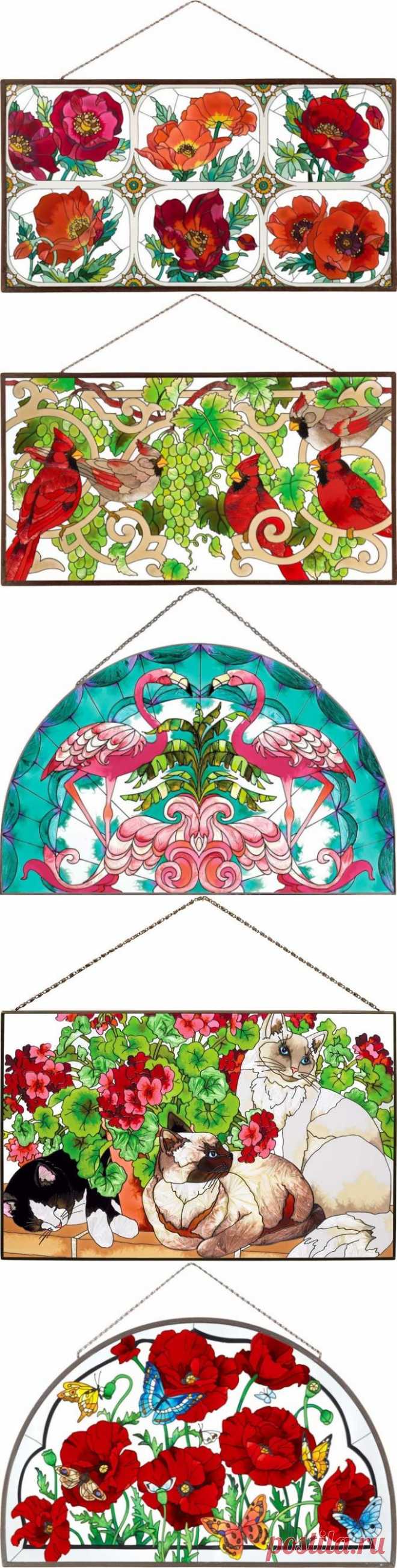 Joan Baker Designs. Витражная роспись