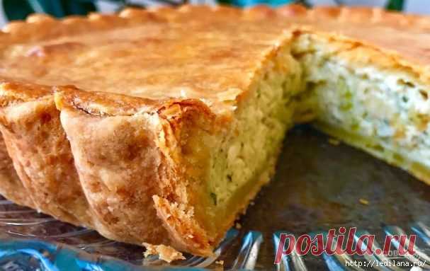 Луковый пирог на кефире: нереально вкусно!