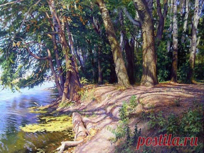 Реалистические пейзажи и пленэрные натюрморты Геннадия Кириченко.