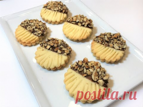 ДОМАШНЕЕ ПЕЧЕНЬЕ с Орехами и Шоколадом. На одном не остановишься!   Homemade Cookies.