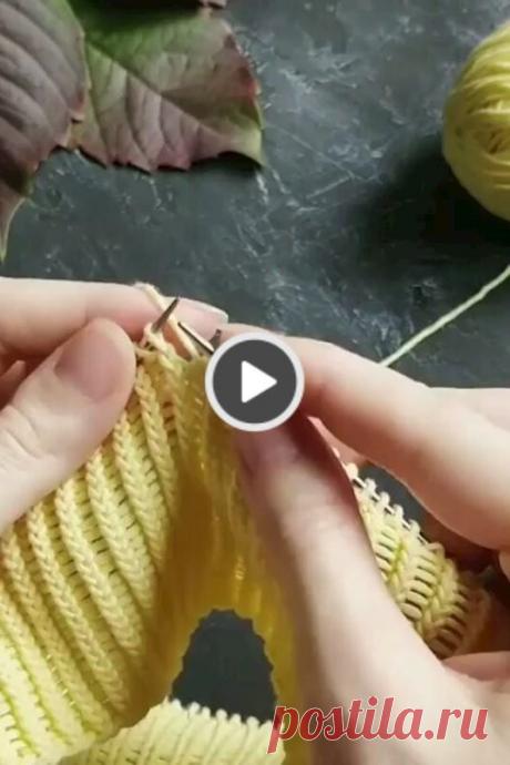 Elegant and easy knitting pattern