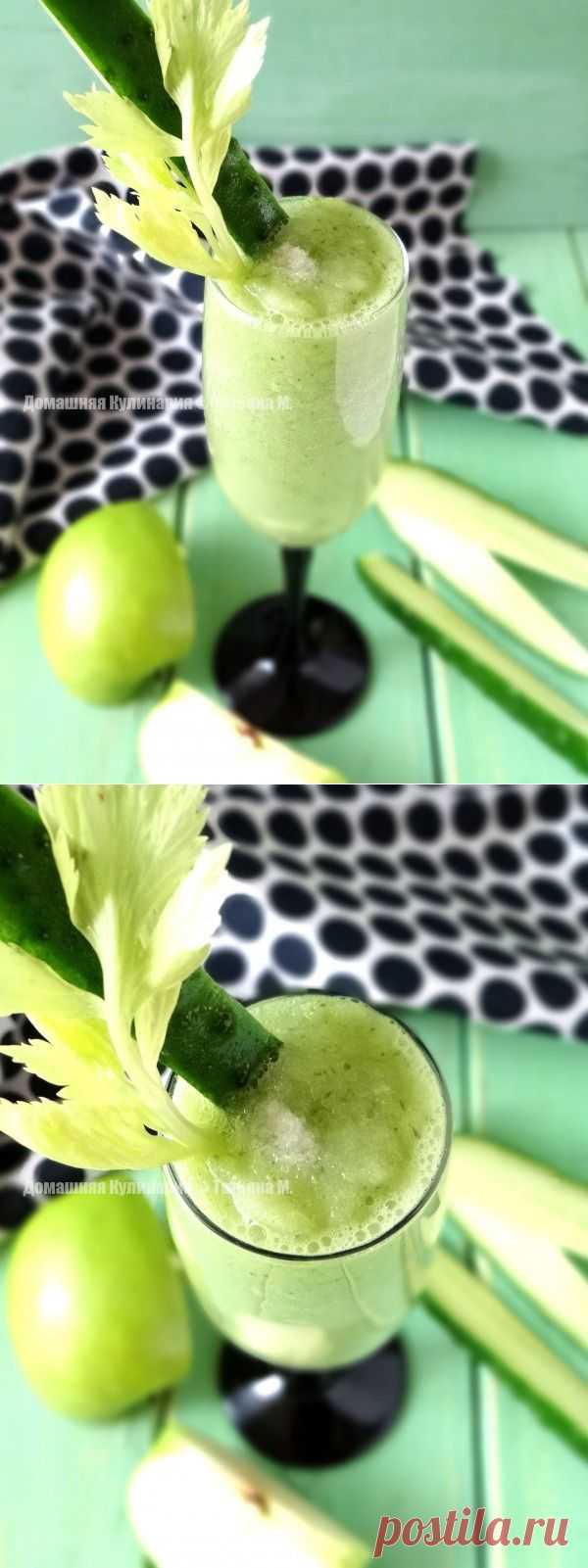 Фреш с огурцом и яблоком | Кулинарный блог Татьяны М.