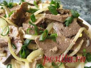 Самые вкусные рецепты: Острая говяжья печень на закуску