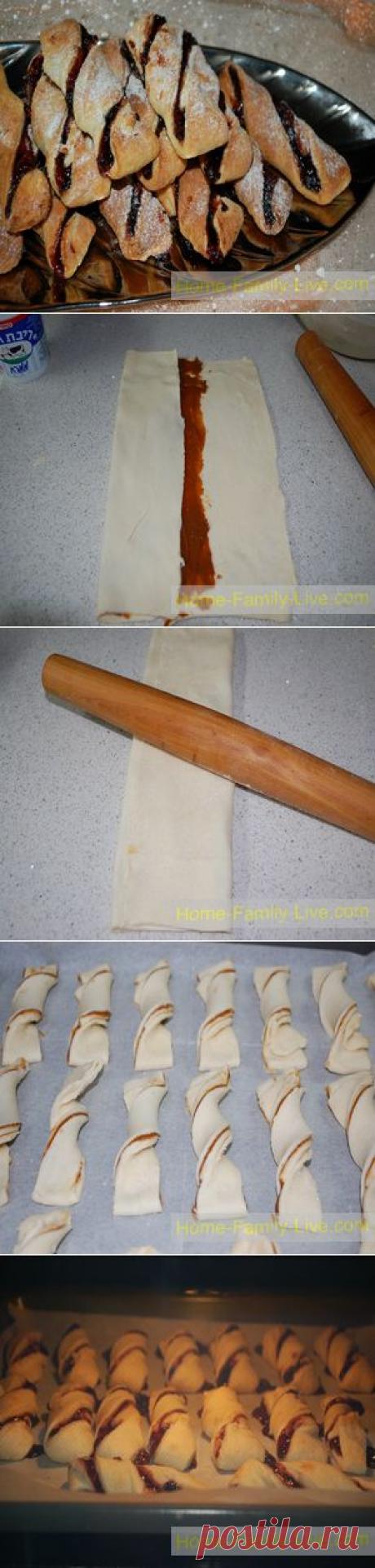 Вертуны из творожного теста - Кулинарные рецепты