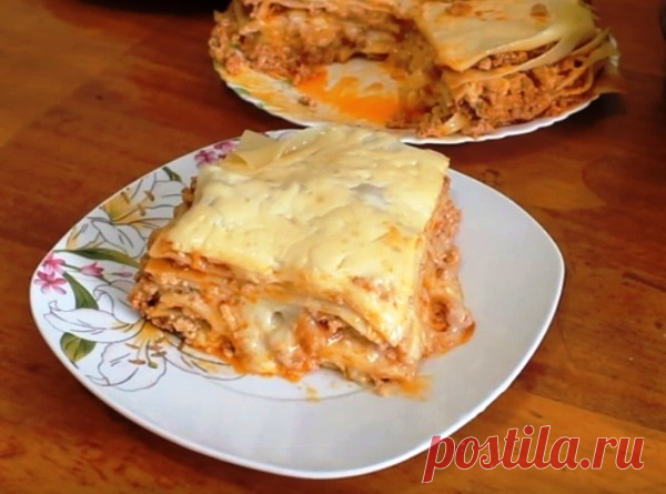 Лазанья в мультиварке: пошаговый кулинарный рецепт