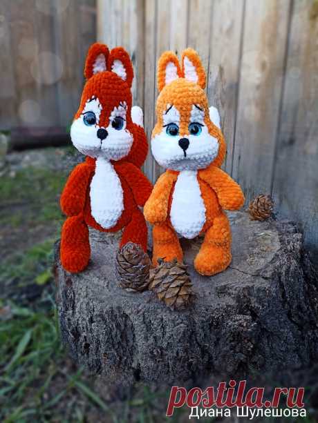 PDF Белочка крючком. FREE crochet pattern; Аmigurumi animal patterns. Амигуруми схемы и описания на русском. Вязаные игрушки и поделки своими руками #amimore - большая белка из плюшевой пряжи, плюшевая белочка, бельчонок.