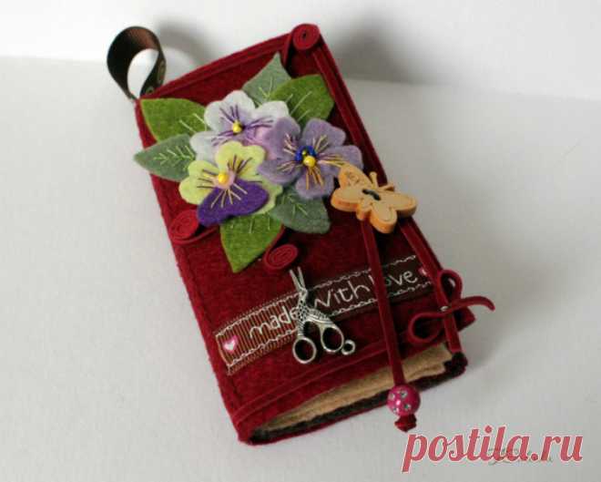 Gallery.ru / Фото #20 - Книжка-игольница из фетра - tgalinka