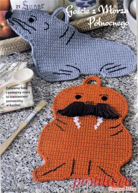 ПРИХВАТКИ ДЛЯ КУХНИ С ЦВЕТКОМ, ВЯЗАНЫЕ КРЮЧКОМ. ПРЕКРАСНОЕ УКРАШЕНИЕ ДЛЯ КУХНИ И ЧУДЕСНЫЙ ПОДАРОК!