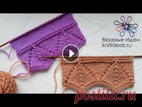 КРАСИВАЯ КАЙМА СПИЦАМИ. ОТДЕЛКА КРАЯ! В этом видео я покажу, как связать красивую кайму для оформления края платья, кофточки, майки или рукавов. Раппорт 6 петель. Кайма состоит из 13 рядов...