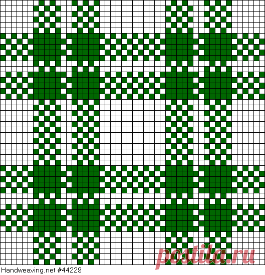 Handweaving.net: Weaving Draft Figure 1704, A Handbook of Weaves by G. H. Oelsner, Germany, 1915, #44229