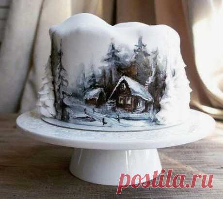 10 зимних тортов, которые достойны восхищения⛄️ | 🍰Пирогеево | Яндекс Дзен