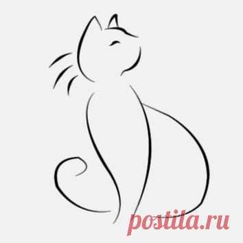 Рисуем с детьми силуэты кошек — Поделки с детьми
