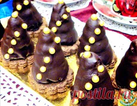 Пирожное "Картошка-ёлочка" в шоколадной глазури – кулинарный рецепт