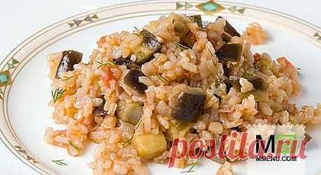 БАКЛАЖАНЫ С РИСОМ – рецепт
