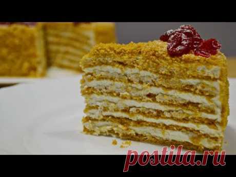 Торт МЕДОВИК и Сметанно - Сливочный Крем | Очень Нежный!! Cake Medovik