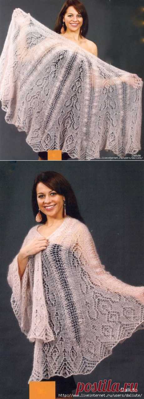 Удивительная шаль-накидка