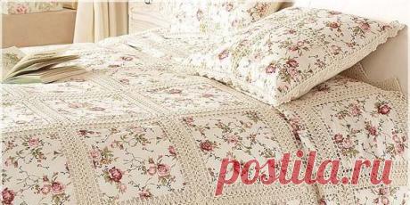 Вязаная крючком кайма для покрывала. Вязаная крючком кайма схемы | Домоводство для всей семьи