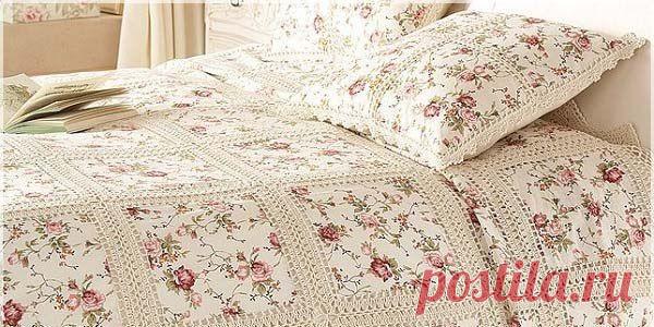 Вязаная крючком кайма для покрывала. Вязаная крючком кайма схемы | Домоводство для всей семьи