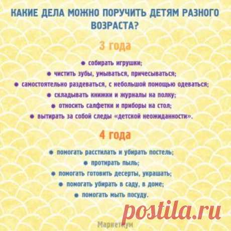 Какие домашние дела можно поручать детям разного возраста
Родители часто задаются вопросом, когда же стоит приучать ребенка к ответственности? Речь идет также и о поручениях, определенных обязанностях по дому. Каждый родитель должен быть внимателен к своему чаду, ведь все дети индивидуальны, поэтому подход тоже должен быть особенным. И все же, когда следует разрешать ребенку помогать по дому, оставаться одному, быть ответственным за ту или иную работу? Чтобы разобраться, м...