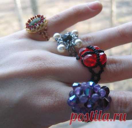 4 кольца | biser.info - всё о бисере и бисерном творчестве