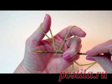 German Twisted Cast On Tutorial - YouTube