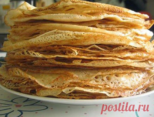 Тоненькие и кружевные блины на пиве — нереально вкусные