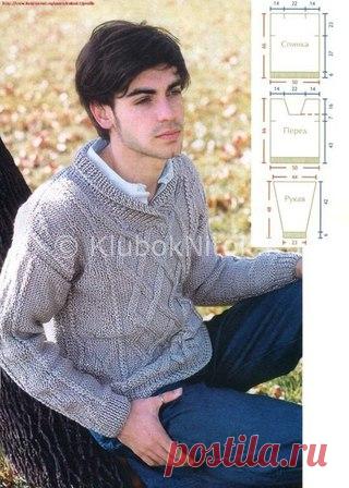 Комфортный пуловер

Вяжем для любимого пуловер спицами с рельефными узорами. Модель серого цвета, пряжа средней толщины (60% акрил, 40% шерсть). Описание+схемы.

Более подробно тут: http://kluboknitok.ru/vyazanie-muzhskoe/komfortnyj-pu..