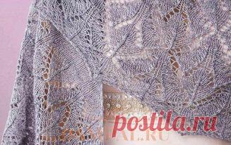 Ажурная шаль «Sitwell» (Вязание спицами) – Журнал Вдохновение Рукодельницы