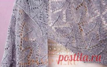Ажурная шаль «Sitwell» (Вязание спицами) – Журнал Вдохновение Рукодельницы