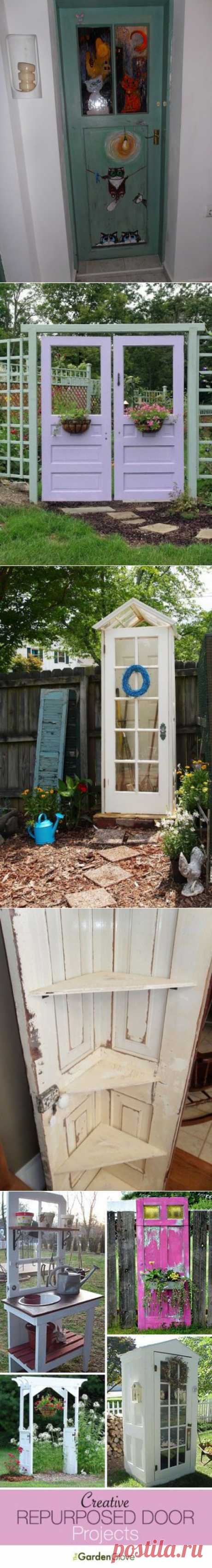 (+1) тема - новая жизнь старых дверей. | СДЕЛАЙ САМ!