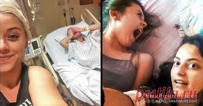 20 человек хотели сделать крутое селфи, но что-то пошло не так, и теперь об этом знает весь интернет . Милая Я