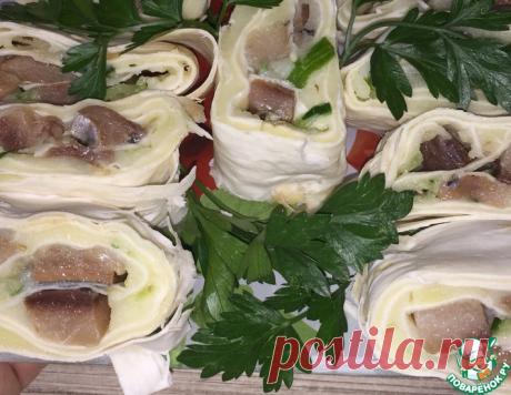 Закуска Праздничная с сельдью – кулинарный рецепт