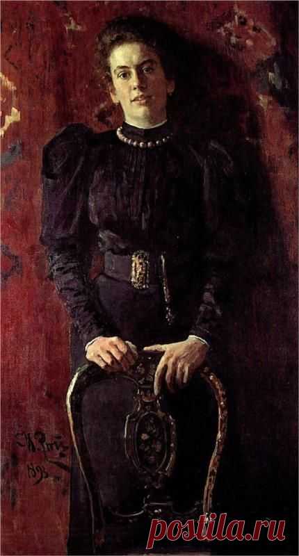 Portrait of T.L. Tolstaya, 1893 Ilya Repin  |  Pinterest: инструмент для поиска и хранения интересных идей