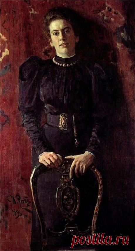 Portrait of T.L. Tolstaya, 1893 Ilya Repin  |  Pinterest: инструмент для поиска и хранения интересных идей