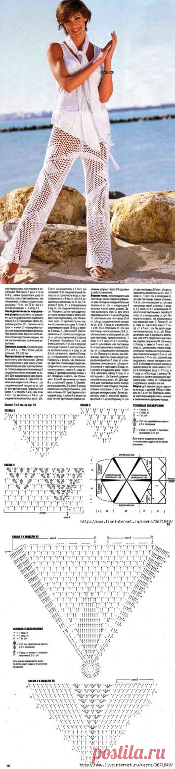 АЖУРНЫЕ БРЮКИ
