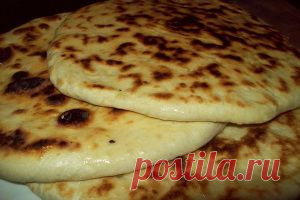 Вкусные домашние лепёшки с сыром