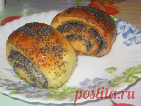 Вкусные булочки с маком - Простые рецепты Овкусе.ру