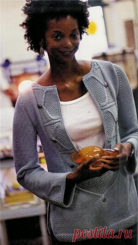 Интересная туника спицами: