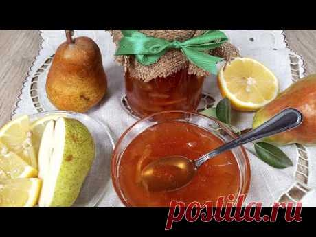 Рецепт грушевого варенья с лимоном