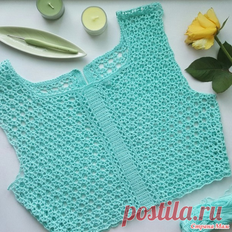 . Платье Тиффани крючком - Вязание - Страна Мам