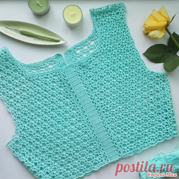 . Платье Тиффани крючком - Вязание - Страна Мам