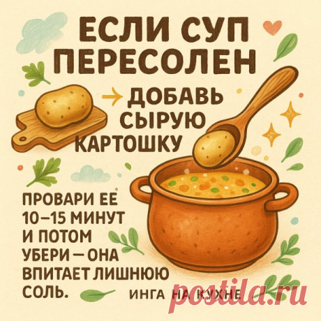 Как спасти блюдо, если что-то пошло не так